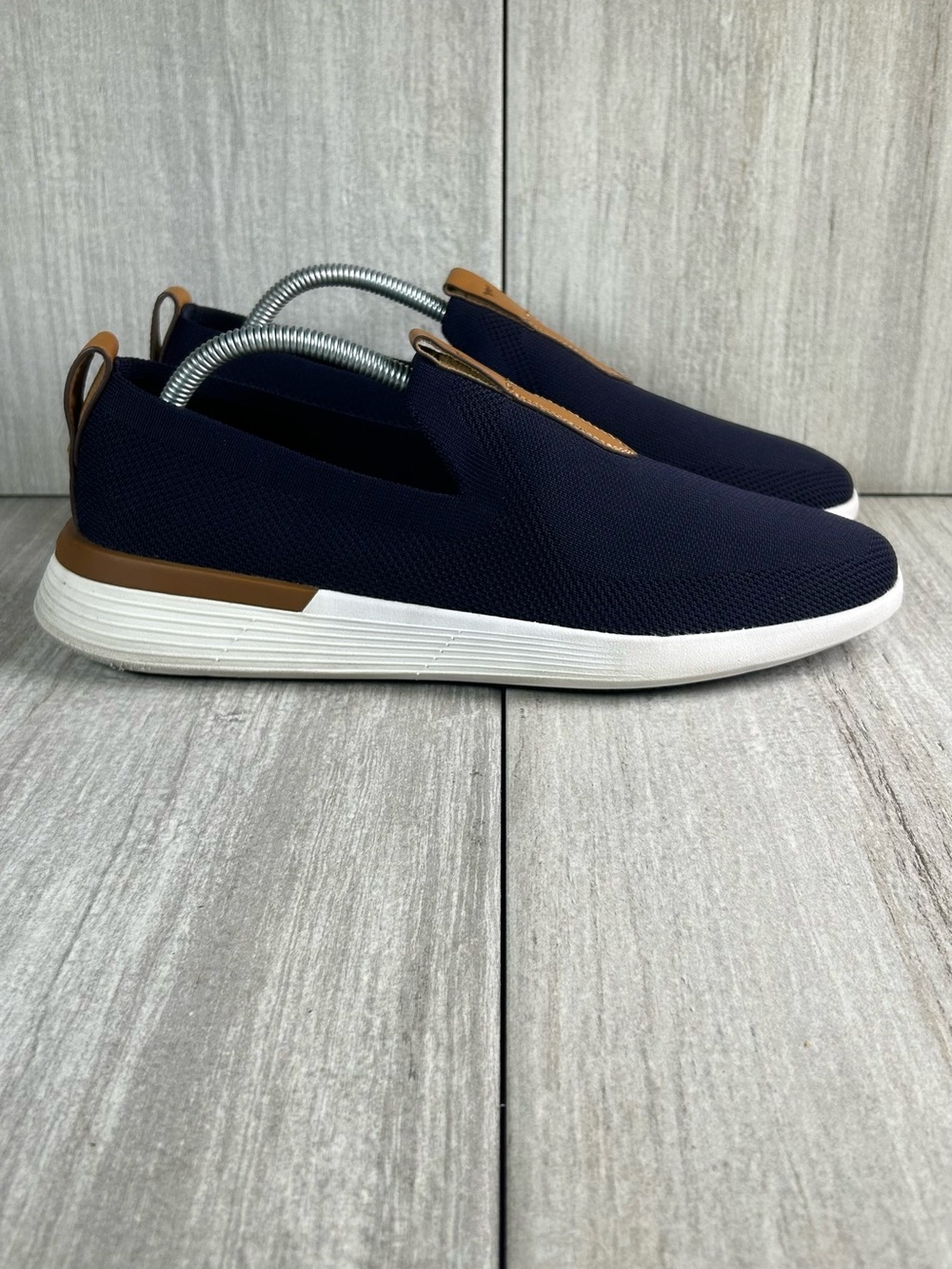 Wolf And Shepherd SwiftKnit Blue Knit Comfort Loafer Dress Shoe Men’s Size 9